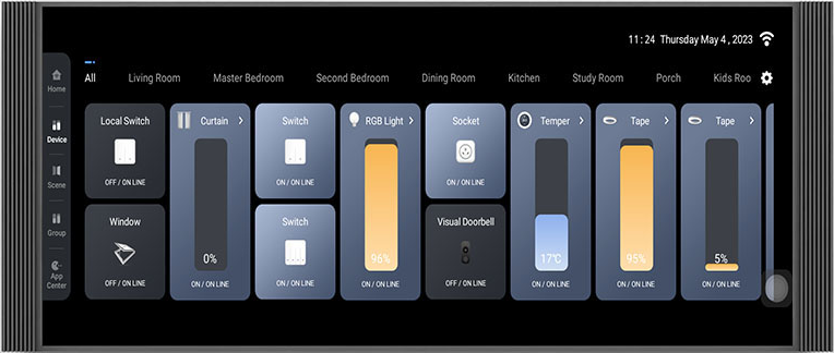 تاچ پنل 12 اینچی تویا