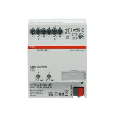 Dimmer 2 ch 315 w دیمر هوشمند 2 کانال KNX