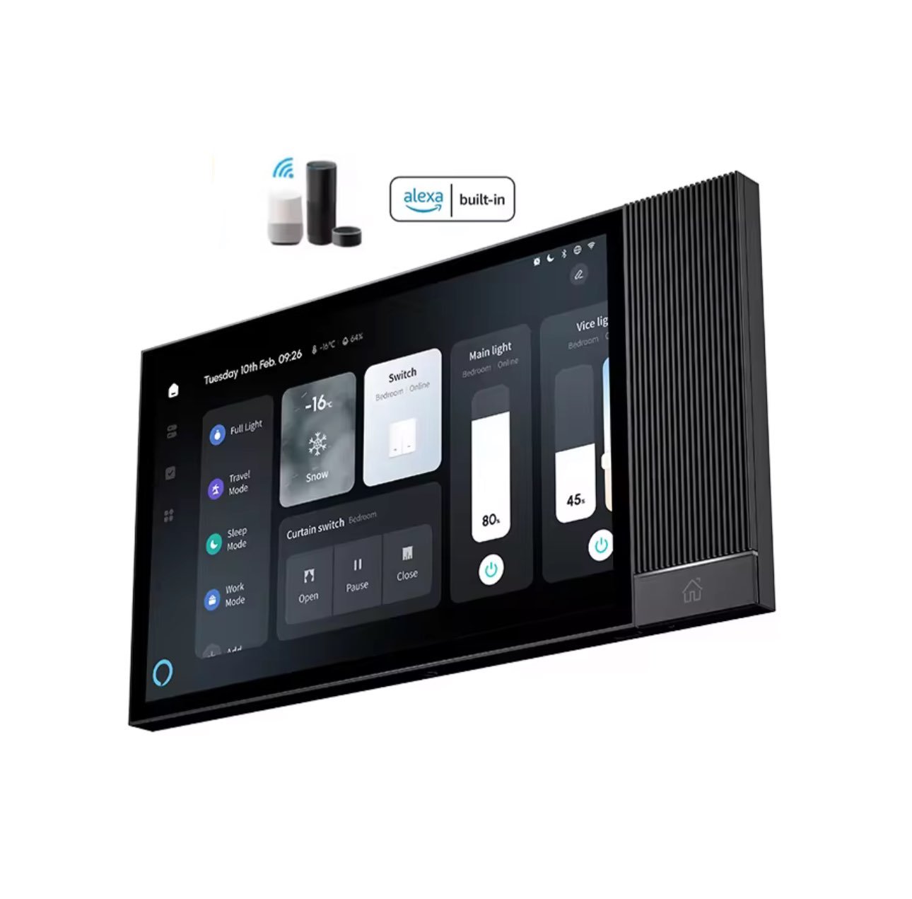 تاچ پنل 8 اینچ دستیار صوتی تویا